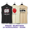 PACK SURTIDO (MUSCULOSAS )