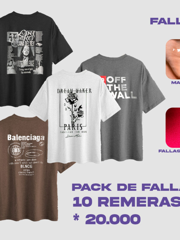 PACK SURTIDO DE FALLAS REMERON