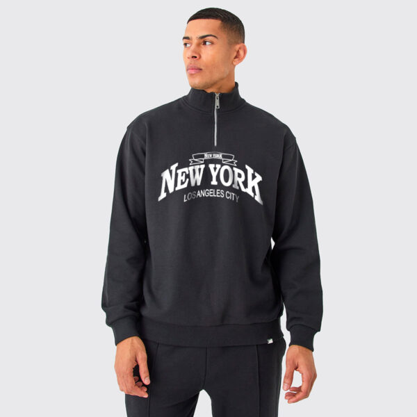 BUZO FRIZA CON CIERRE "NEW YORK"