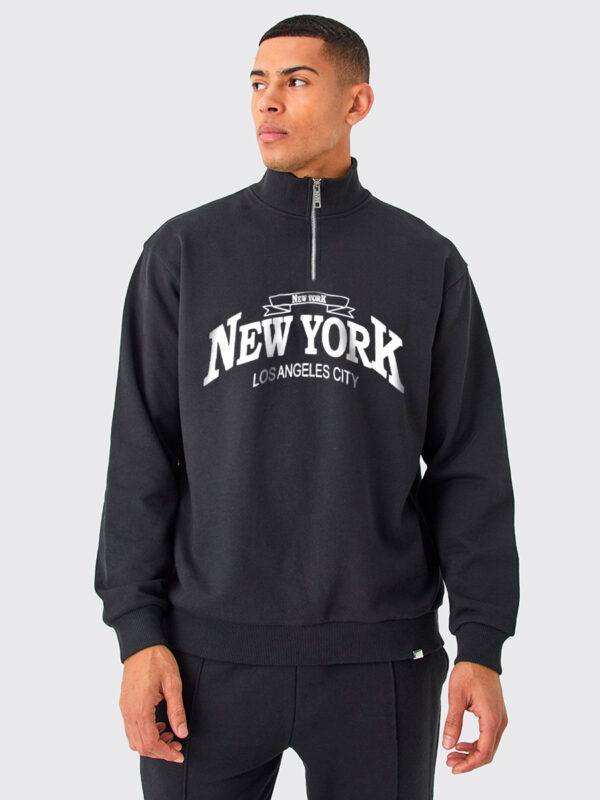 BUZO FRIZA CON CIERRE "NEW YORK"