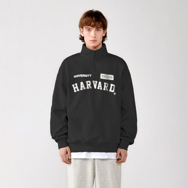 BUZO FRIZA CON CIERRE "HARVARD"