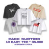 PACK SURTIDO DE BABY TEE
