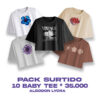 PACK SURTIDO DE BABY TEE