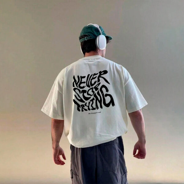 BOXY FIT "NEVER STOP"