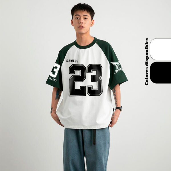 remera 468 REMERON CON RANGAS "23"