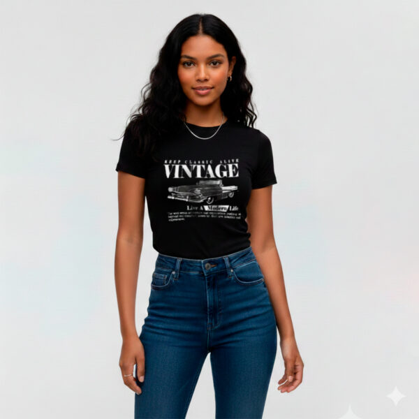 remera 674 REMERA F Entallada VINTAGE