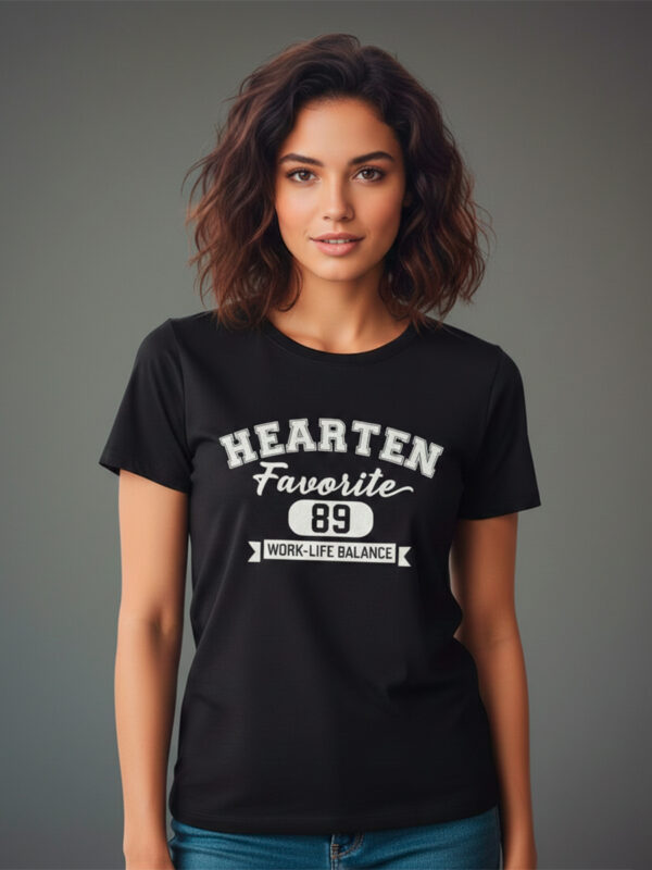 REMERA F Entallada HEARTEN
