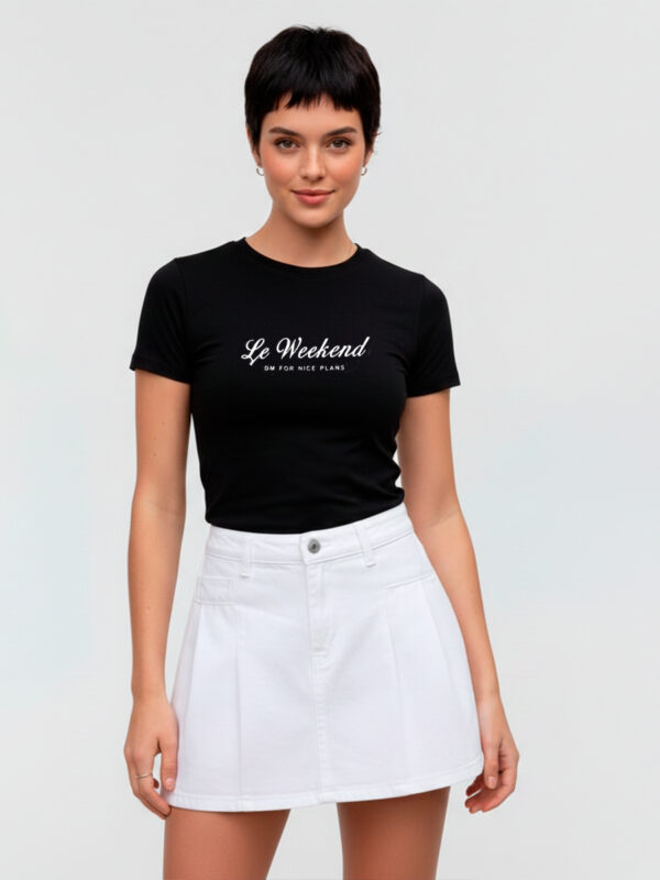 REMERA F Entallada WEEKEND