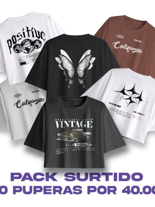 PACK SURTIDO DE 10 PUPERAS